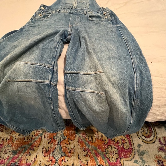 We The Free Good Luck Barrel Overalls • Size L • Ultra Light Beam - Picture 9 of 16